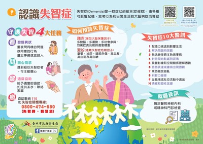 臺中市政府衛生局-認識失智症